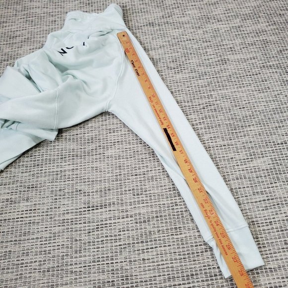 Peloton Cowl Neck Pullover Sweatshirt Womens Small Legacy Mint Green Side Slits - Picture 13 of 13